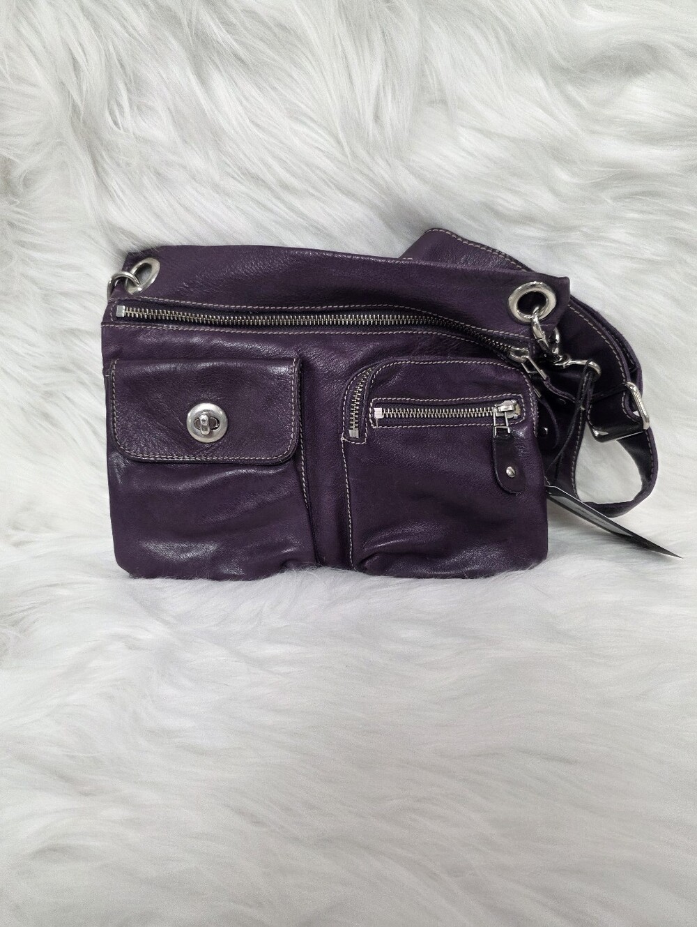 Roots Leather Crossbody